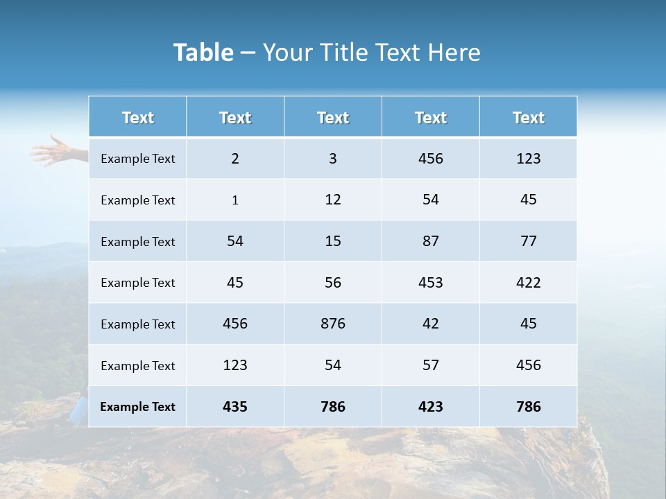 Sport Valley Young PowerPoint Template