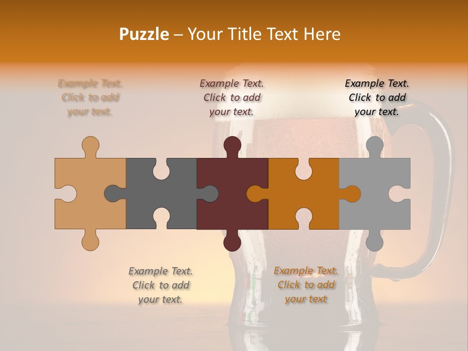 Foam Ales Alcohol PowerPoint Template