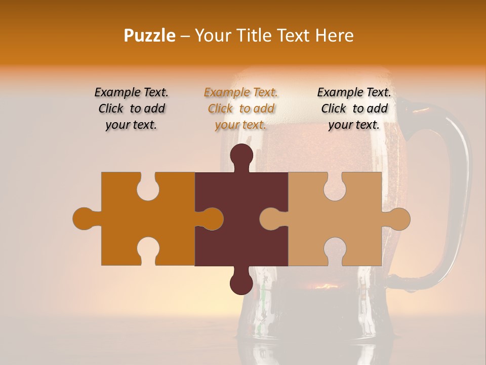 Foam Ales Alcohol PowerPoint Template