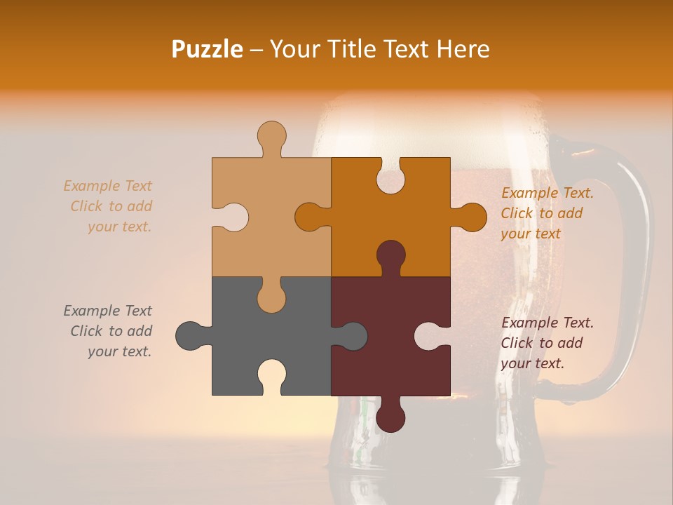 Foam Ales Alcohol PowerPoint Template