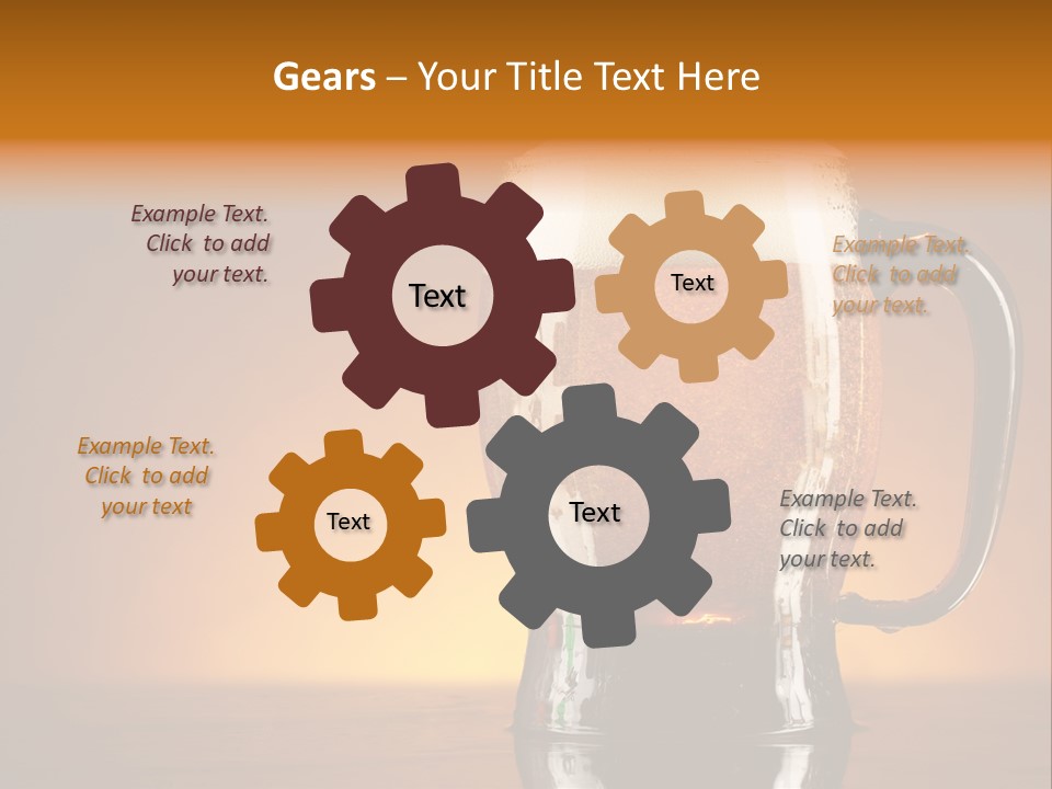 Foam Ales Alcohol PowerPoint Template