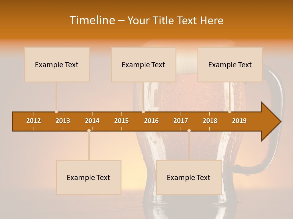 Foam Ales Alcohol PowerPoint Template