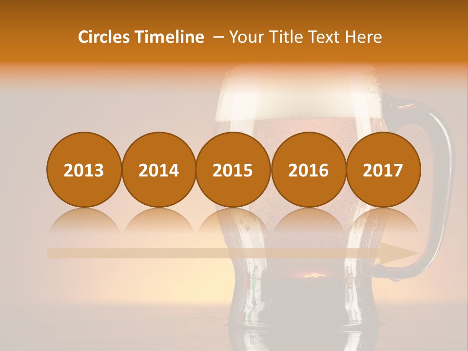 Foam Ales Alcohol PowerPoint Template