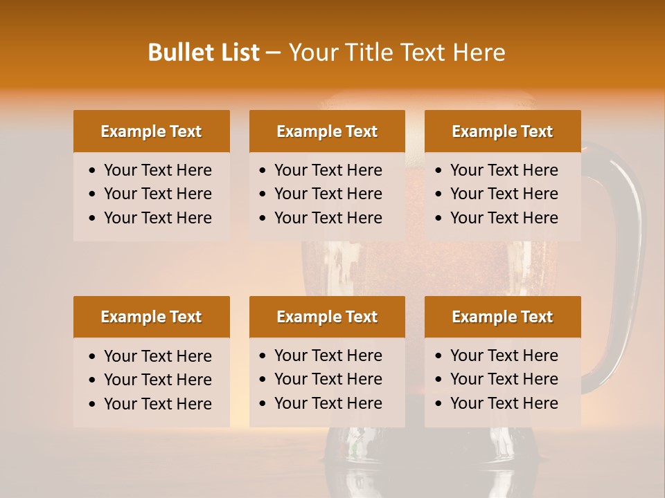 Foam Ales Alcohol PowerPoint Template