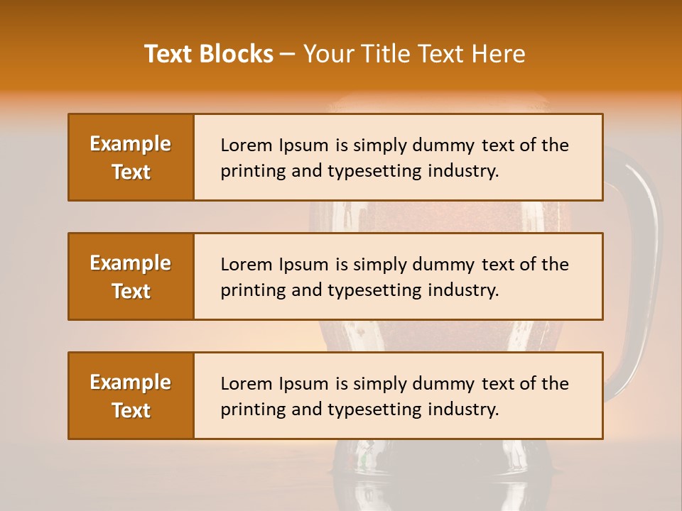 Foam Ales Alcohol PowerPoint Template