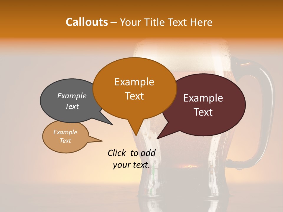 Foam Ales Alcohol PowerPoint Template