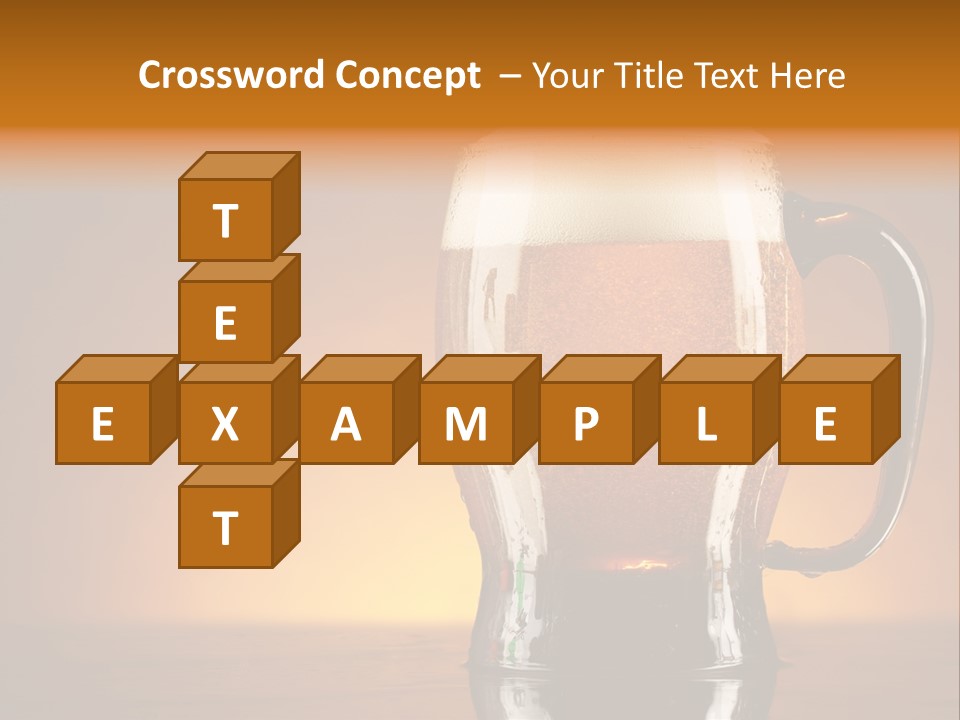 Foam Ales Alcohol PowerPoint Template