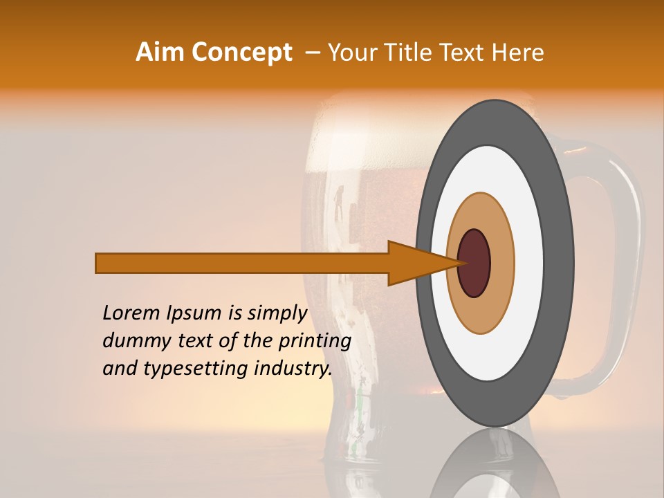 Foam Ales Alcohol PowerPoint Template