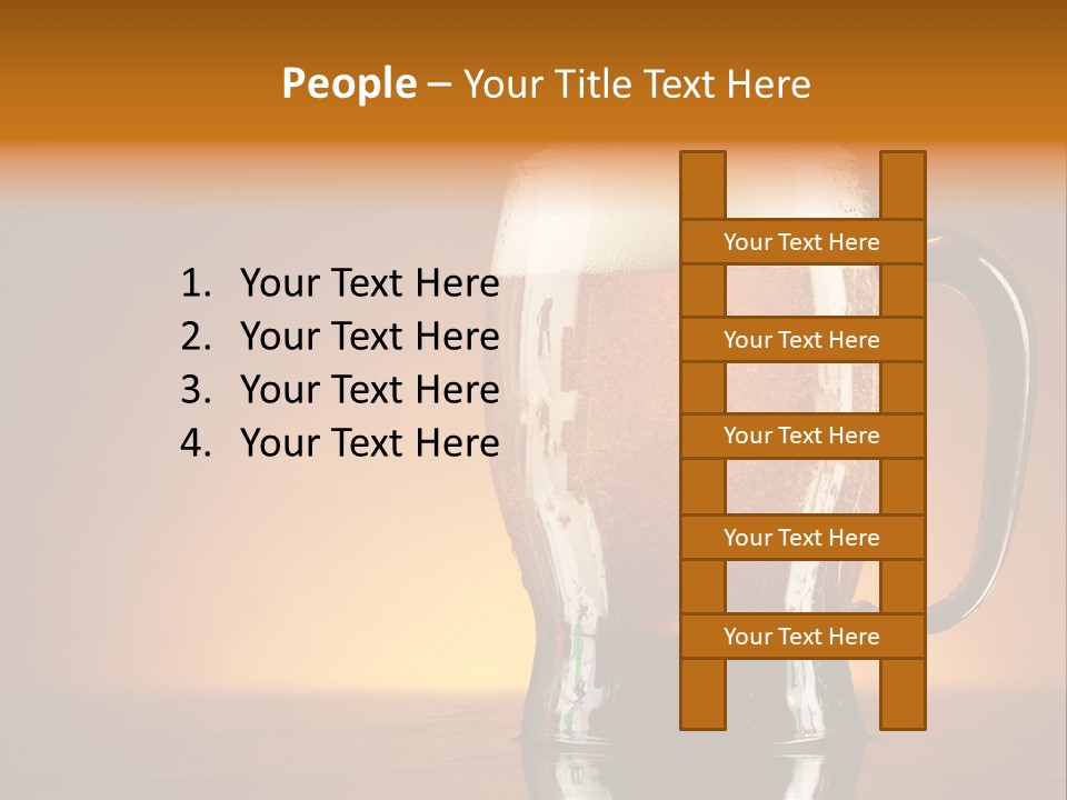 Foam Ales Alcohol PowerPoint Template
