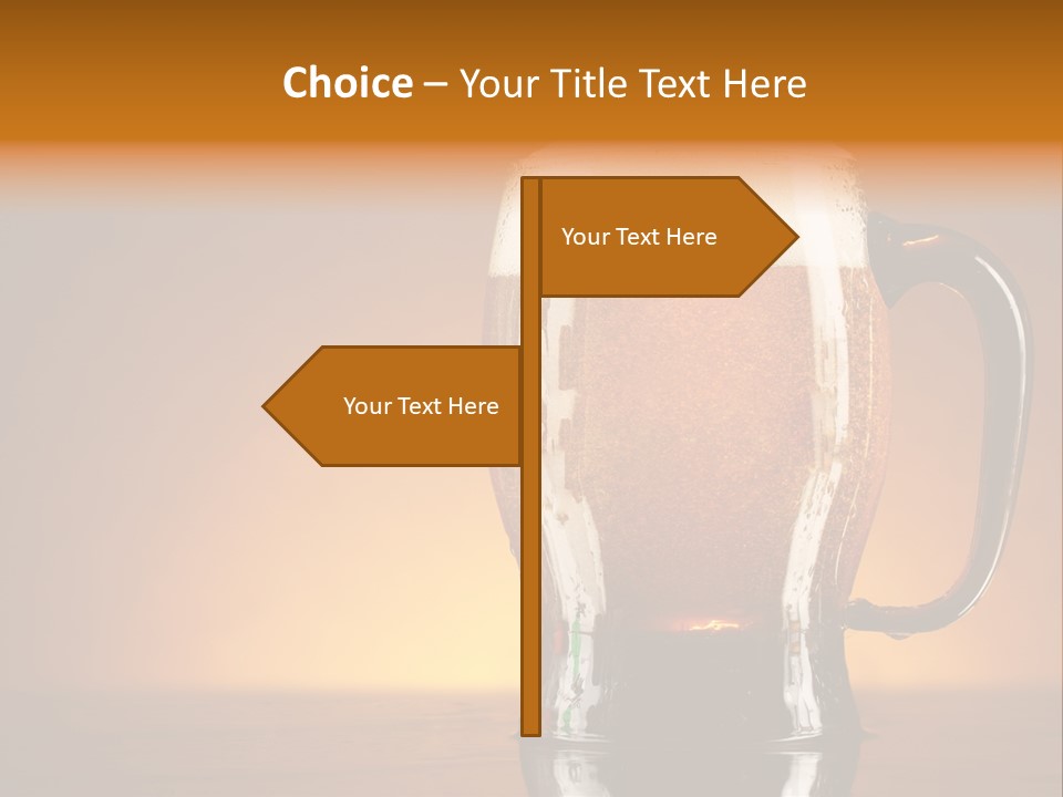 Foam Ales Alcohol PowerPoint Template
