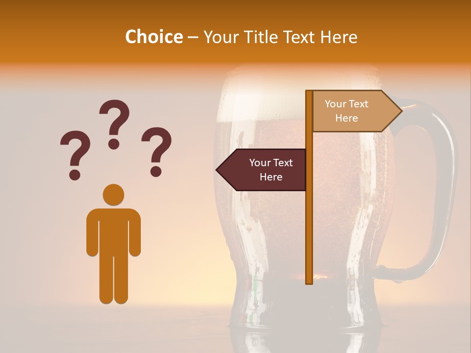 Foam Ales Alcohol PowerPoint Template