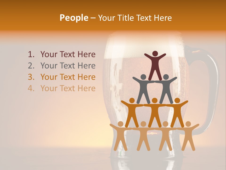 Foam Ales Alcohol PowerPoint Template