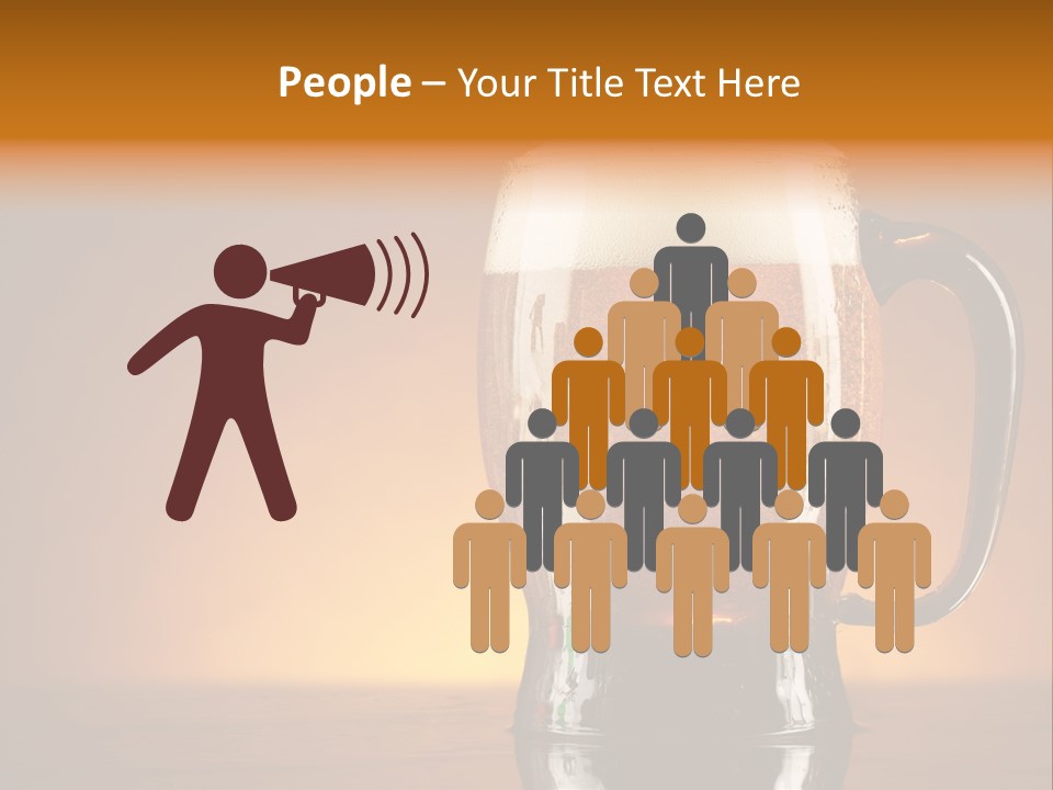 Foam Ales Alcohol PowerPoint Template