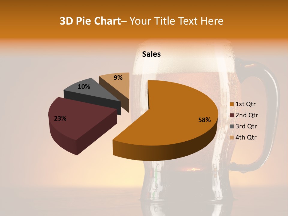 Foam Ales Alcohol PowerPoint Template