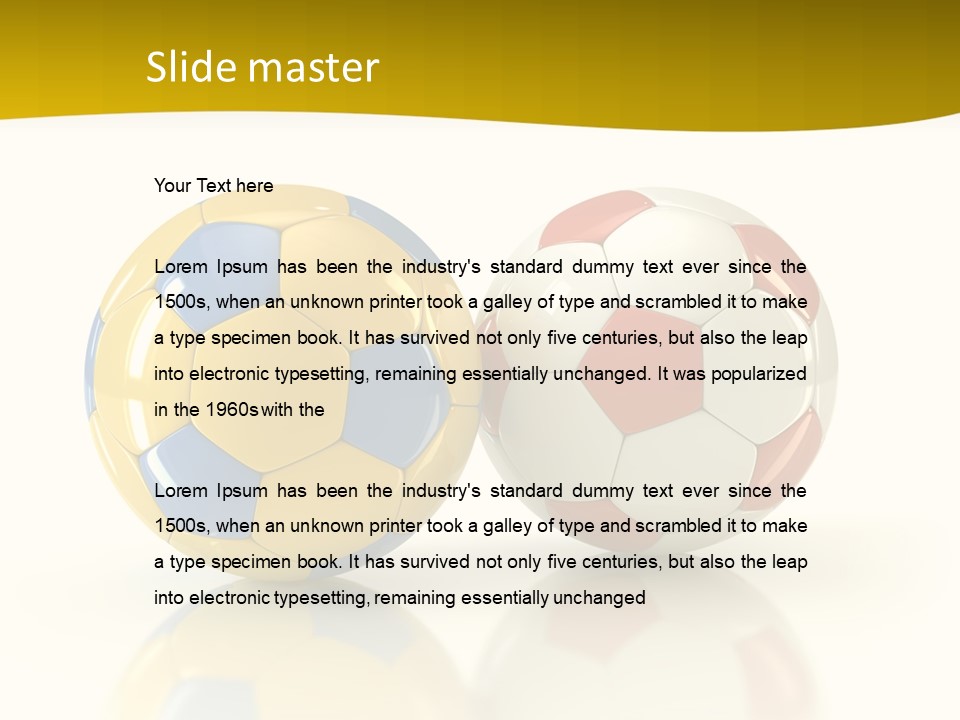 Play Flag Poland PowerPoint Template