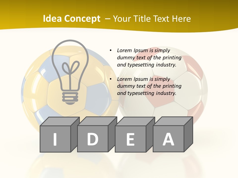 Play Flag Poland PowerPoint Template