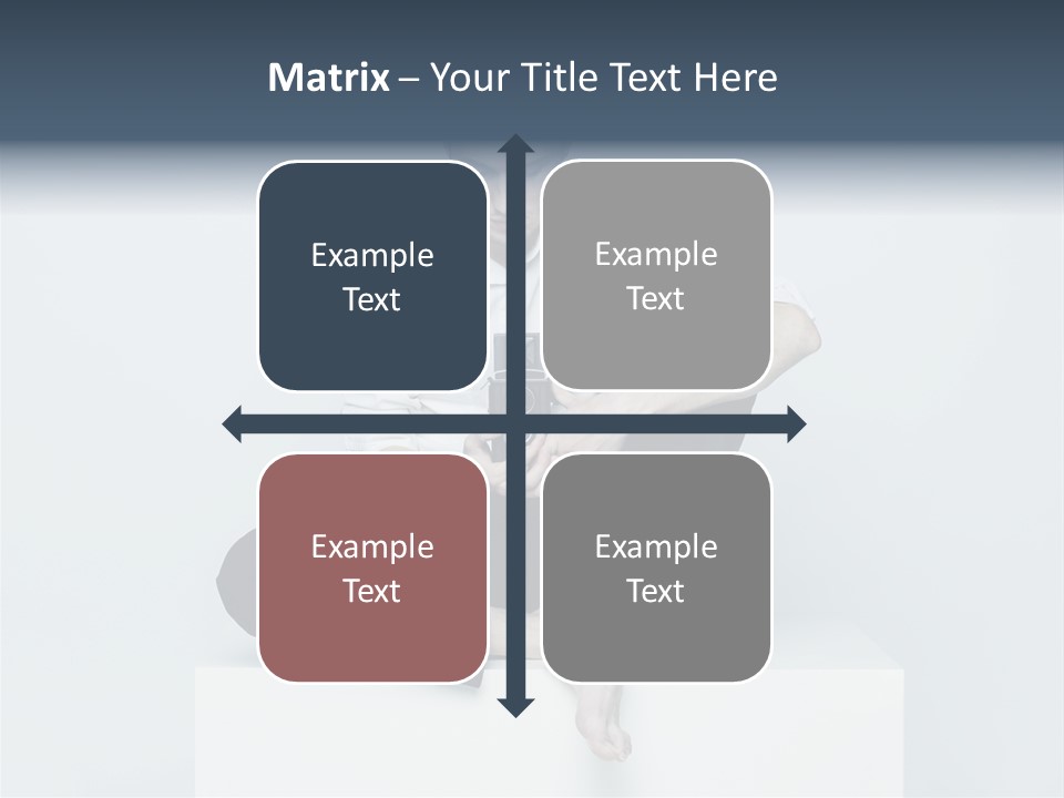 Man Lifestyle Barefoot PowerPoint Template