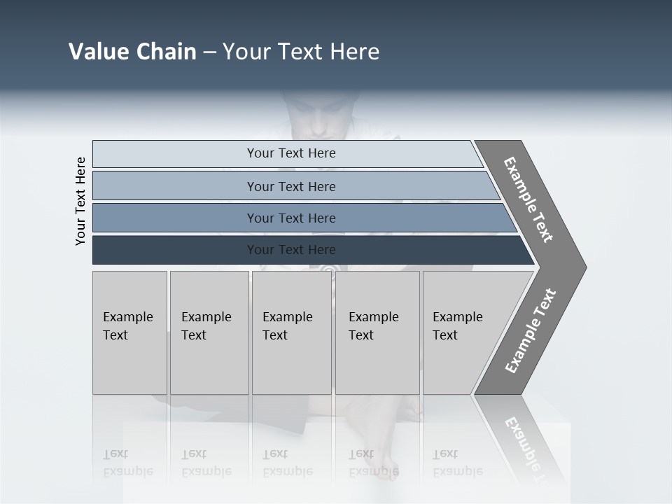 Man Lifestyle Barefoot PowerPoint Template