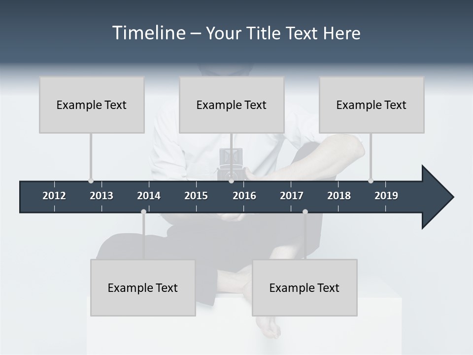 Man Lifestyle Barefoot PowerPoint Template