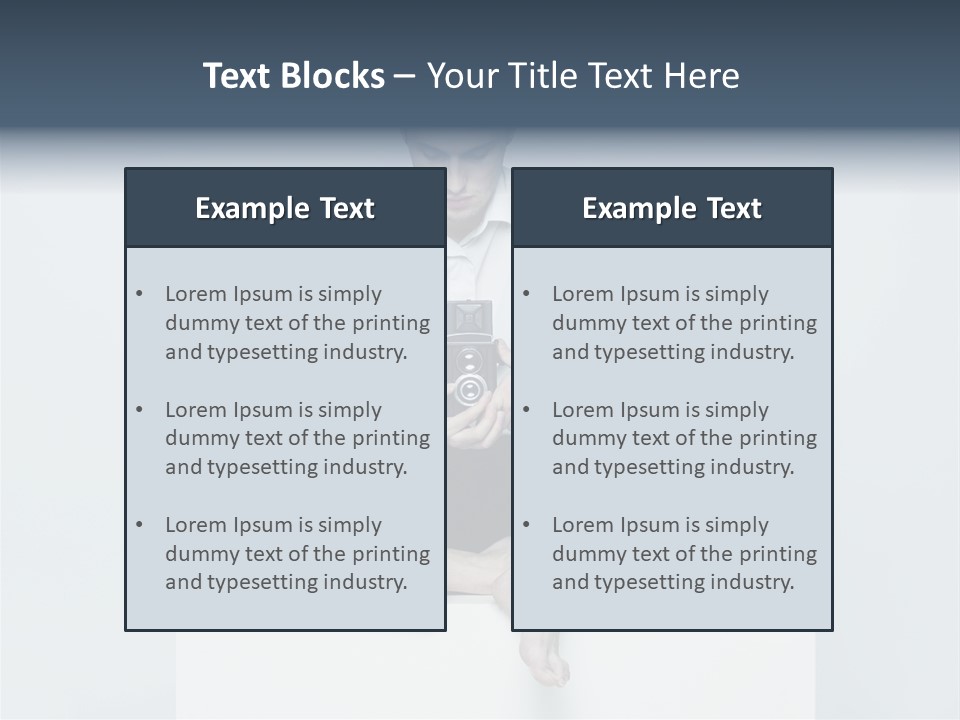 Man Lifestyle Barefoot PowerPoint Template