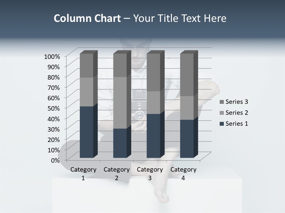 Man Lifestyle Barefoot PowerPoint Template