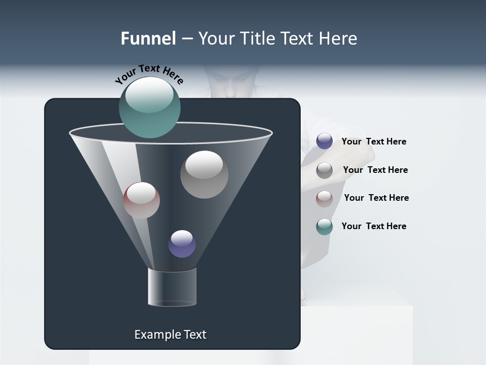 Man Lifestyle Barefoot PowerPoint Template