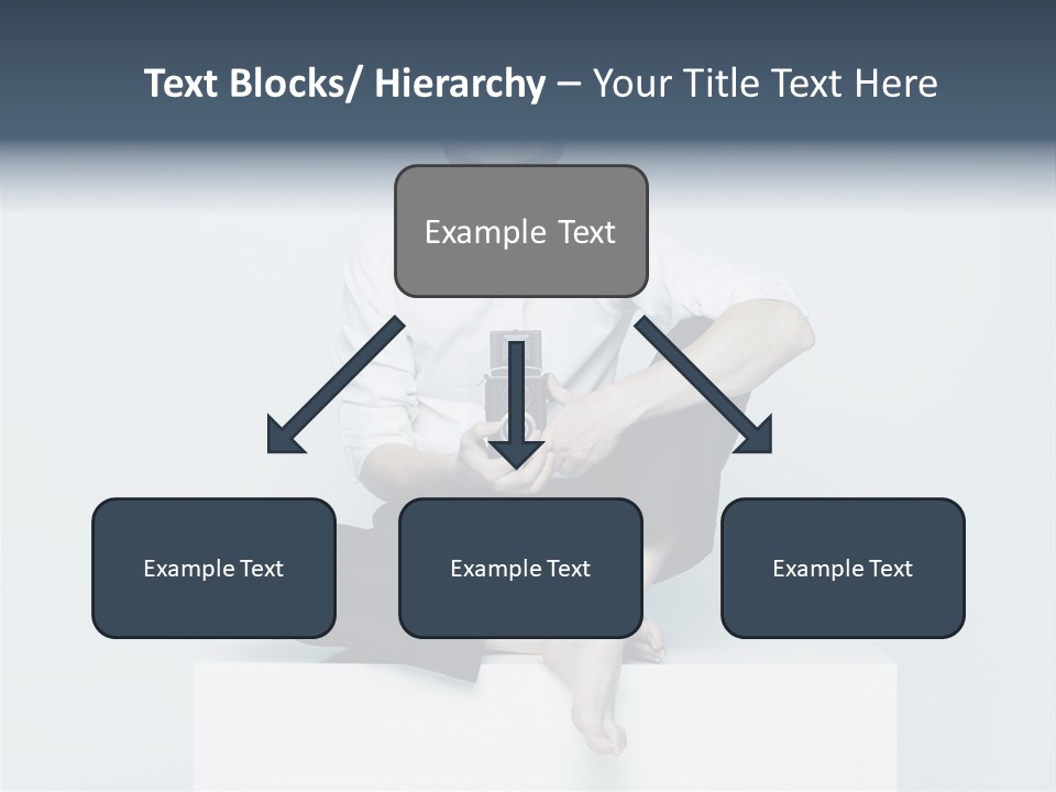Man Lifestyle Barefoot PowerPoint Template