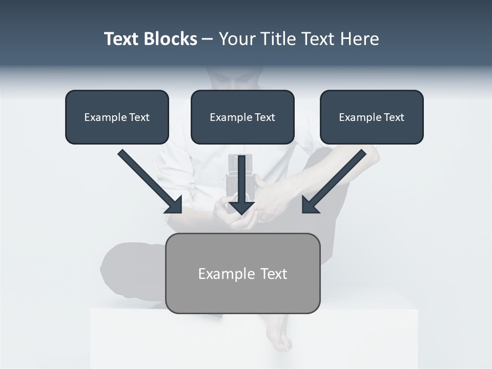 Man Lifestyle Barefoot PowerPoint Template