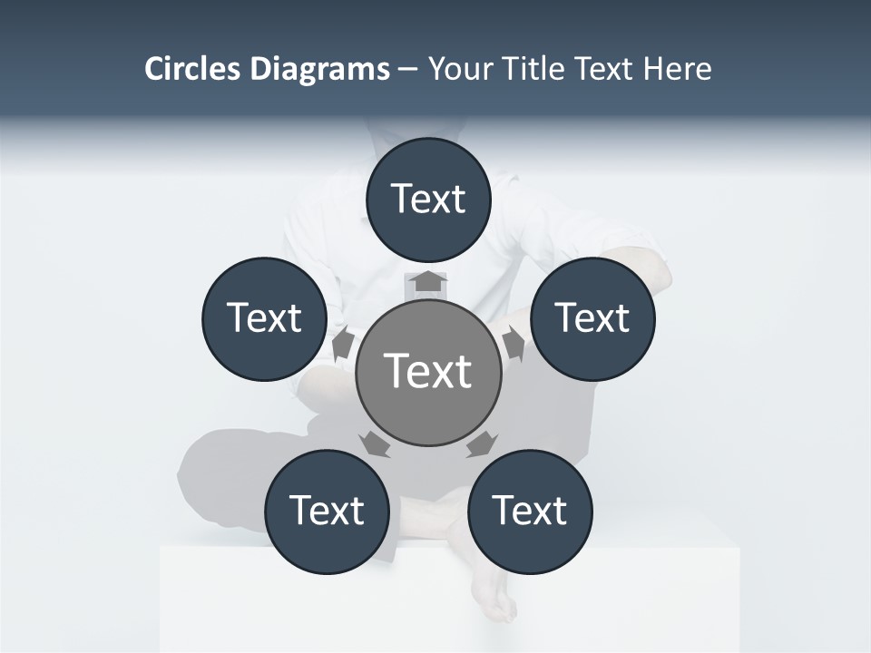 Man Lifestyle Barefoot PowerPoint Template