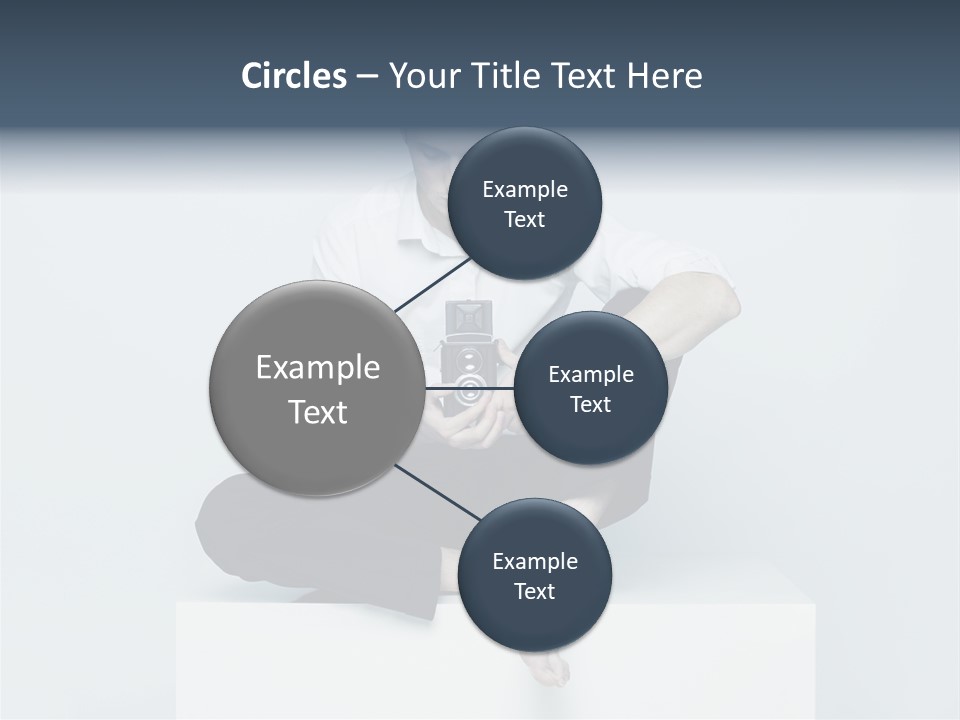 Man Lifestyle Barefoot PowerPoint Template