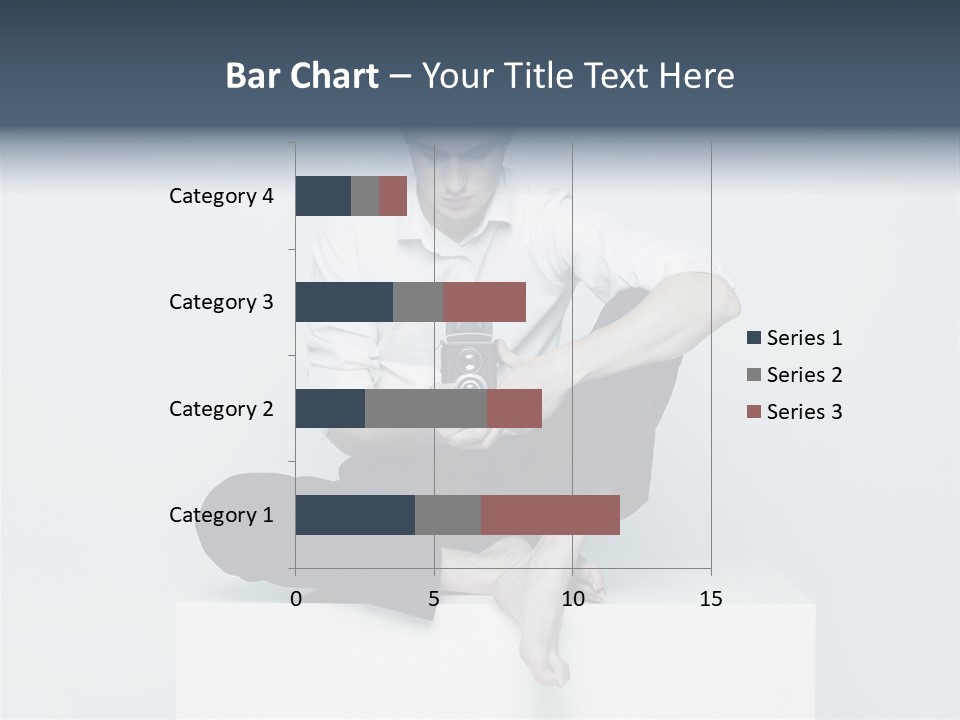 Man Lifestyle Barefoot PowerPoint Template