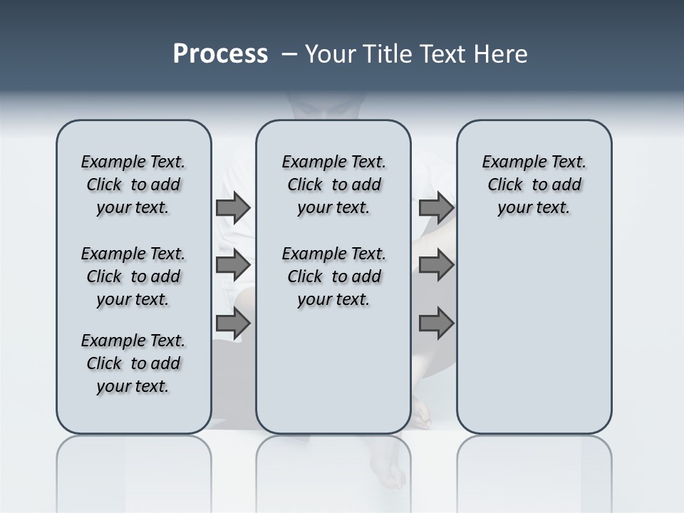 Man Lifestyle Barefoot PowerPoint Template