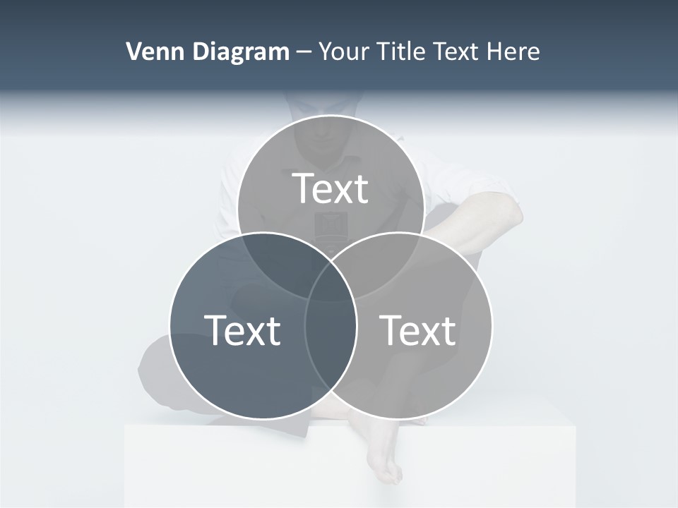 Man Lifestyle Barefoot PowerPoint Template