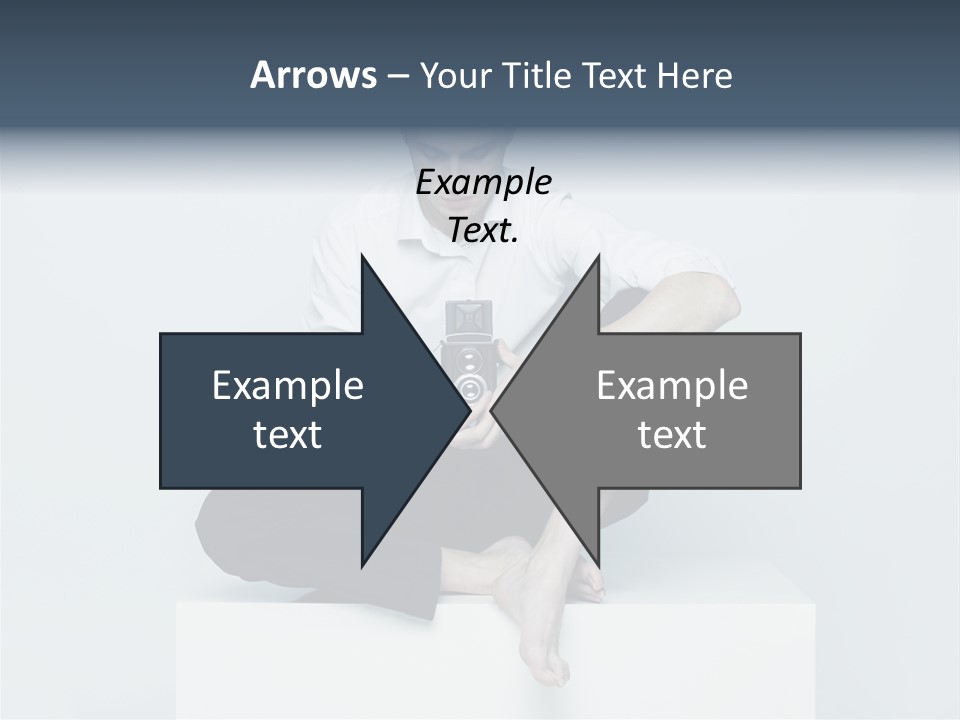 Man Lifestyle Barefoot PowerPoint Template