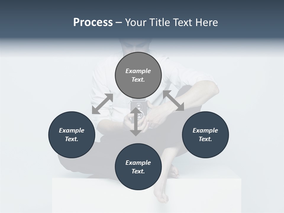 Man Lifestyle Barefoot PowerPoint Template