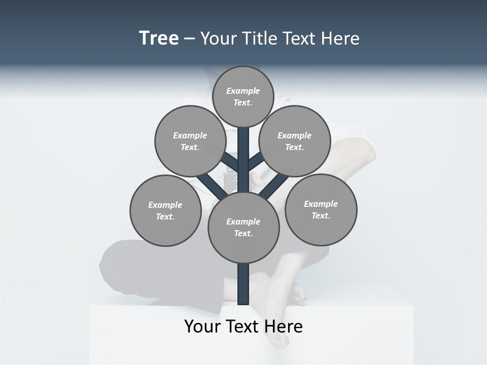 Man Lifestyle Barefoot PowerPoint Template