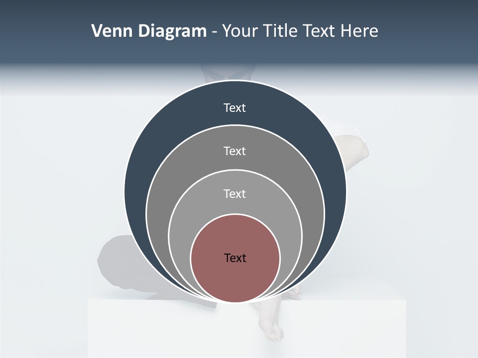 Man Lifestyle Barefoot PowerPoint Template