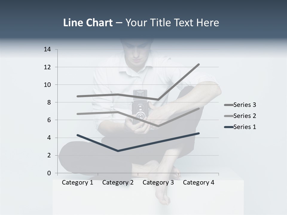 Man Lifestyle Barefoot PowerPoint Template