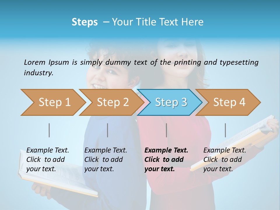 Teenager Educate Study PowerPoint Template