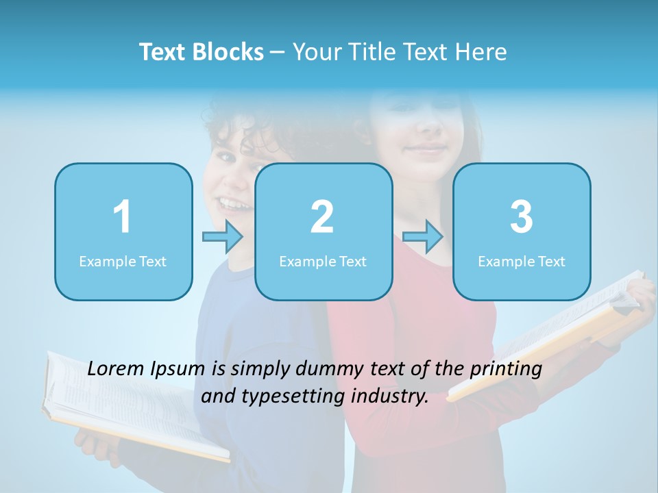 Teenager Educate Study PowerPoint Template