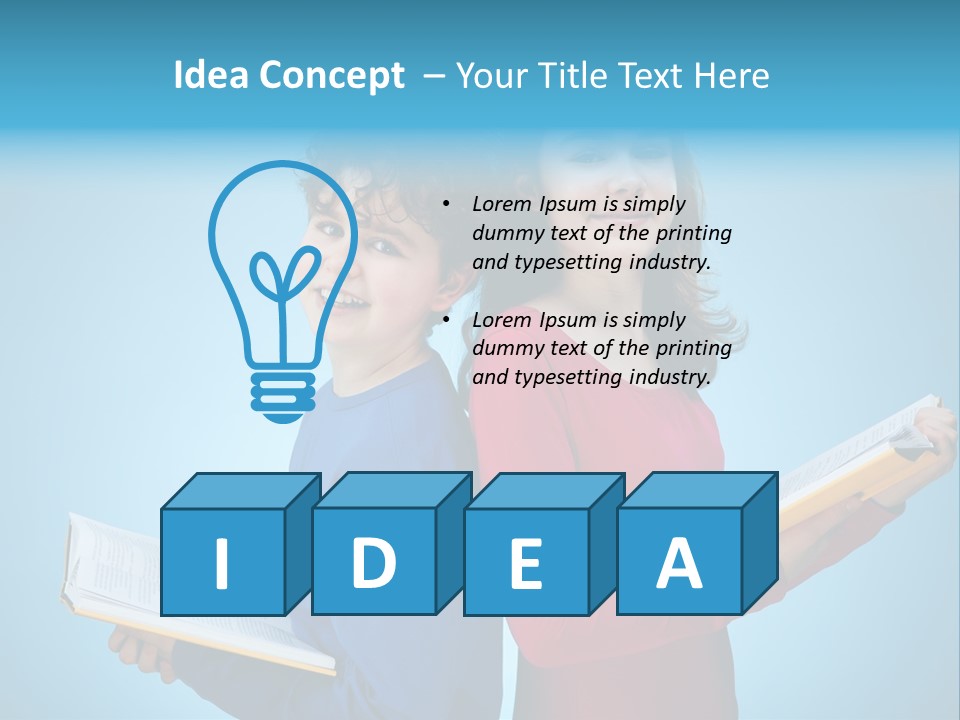 Teenager Educate Study PowerPoint Template