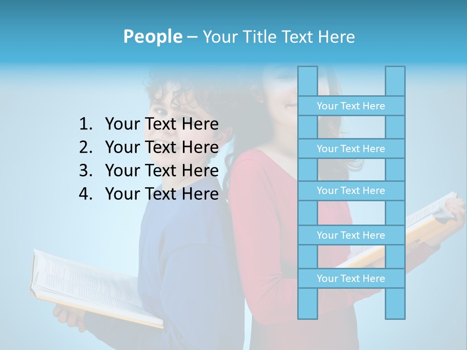 Teenager Educate Study PowerPoint Template