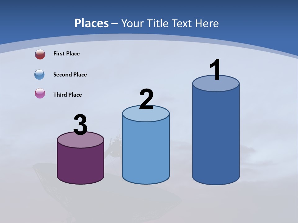 Travel Southwest Silhouette PowerPoint Template