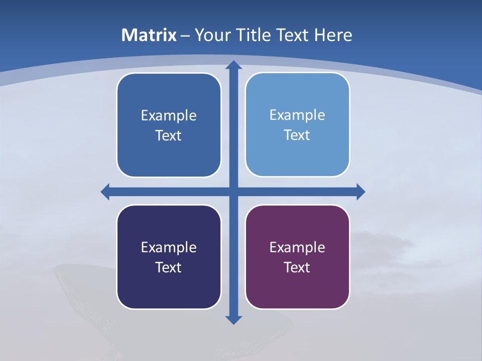 Travel Southwest Silhouette PowerPoint Template