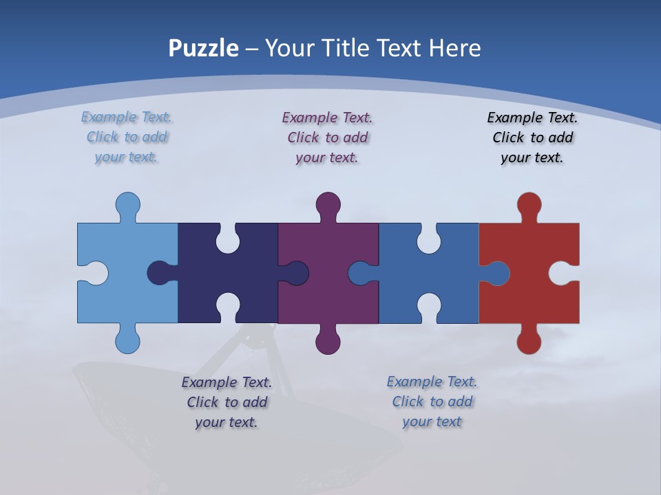 Travel Southwest Silhouette PowerPoint Template