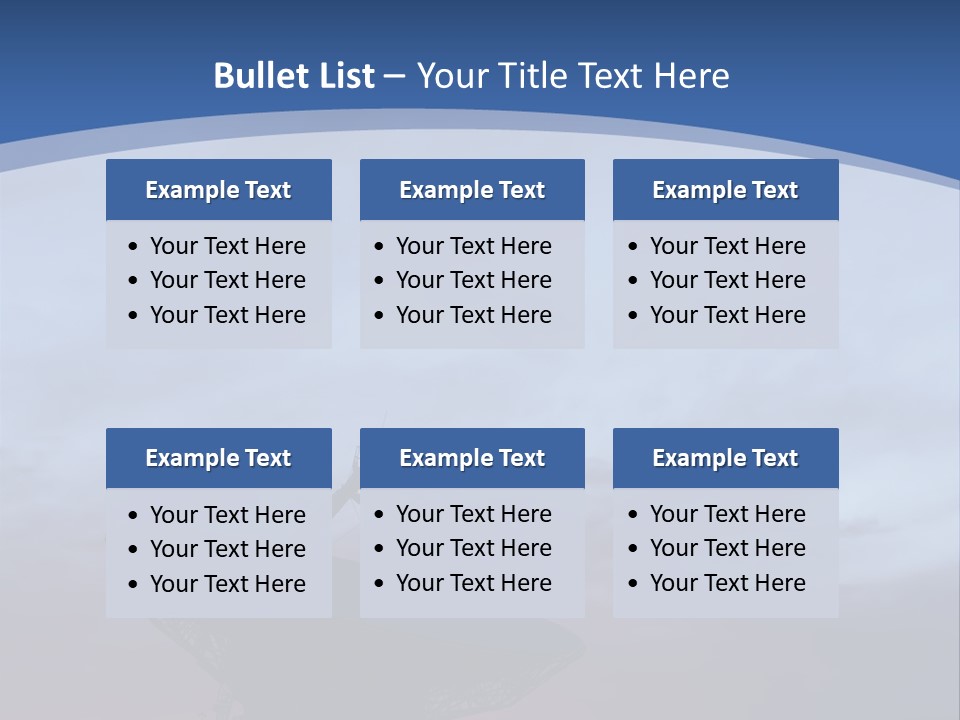 Travel Southwest Silhouette PowerPoint Template