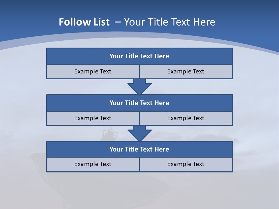 Travel Southwest Silhouette PowerPoint Template