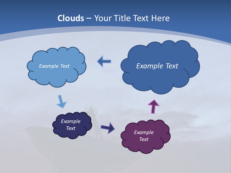 Travel Southwest Silhouette PowerPoint Template