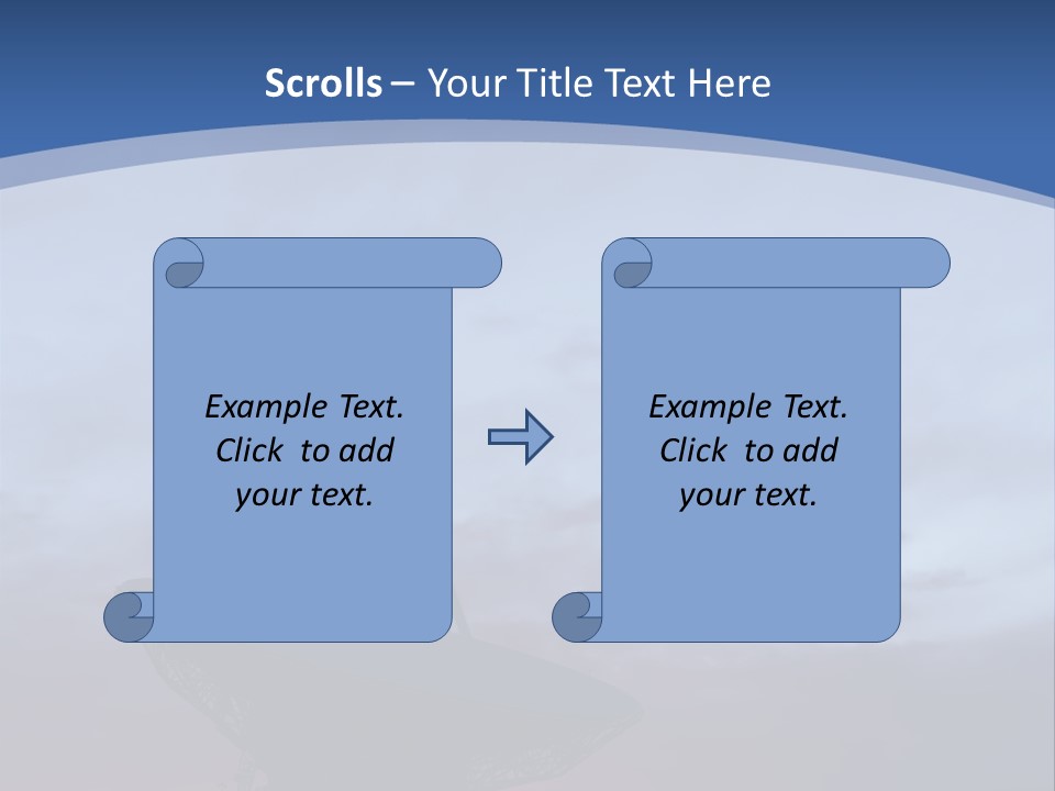 Travel Southwest Silhouette PowerPoint Template