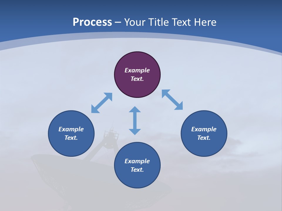 Travel Southwest Silhouette PowerPoint Template